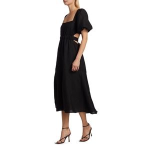ASTR The Label Angeles Linen Blend Dress XS